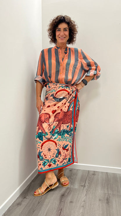 Camicia Riga Ottanio e Rosa HaveOne Art.CSV-Q422
