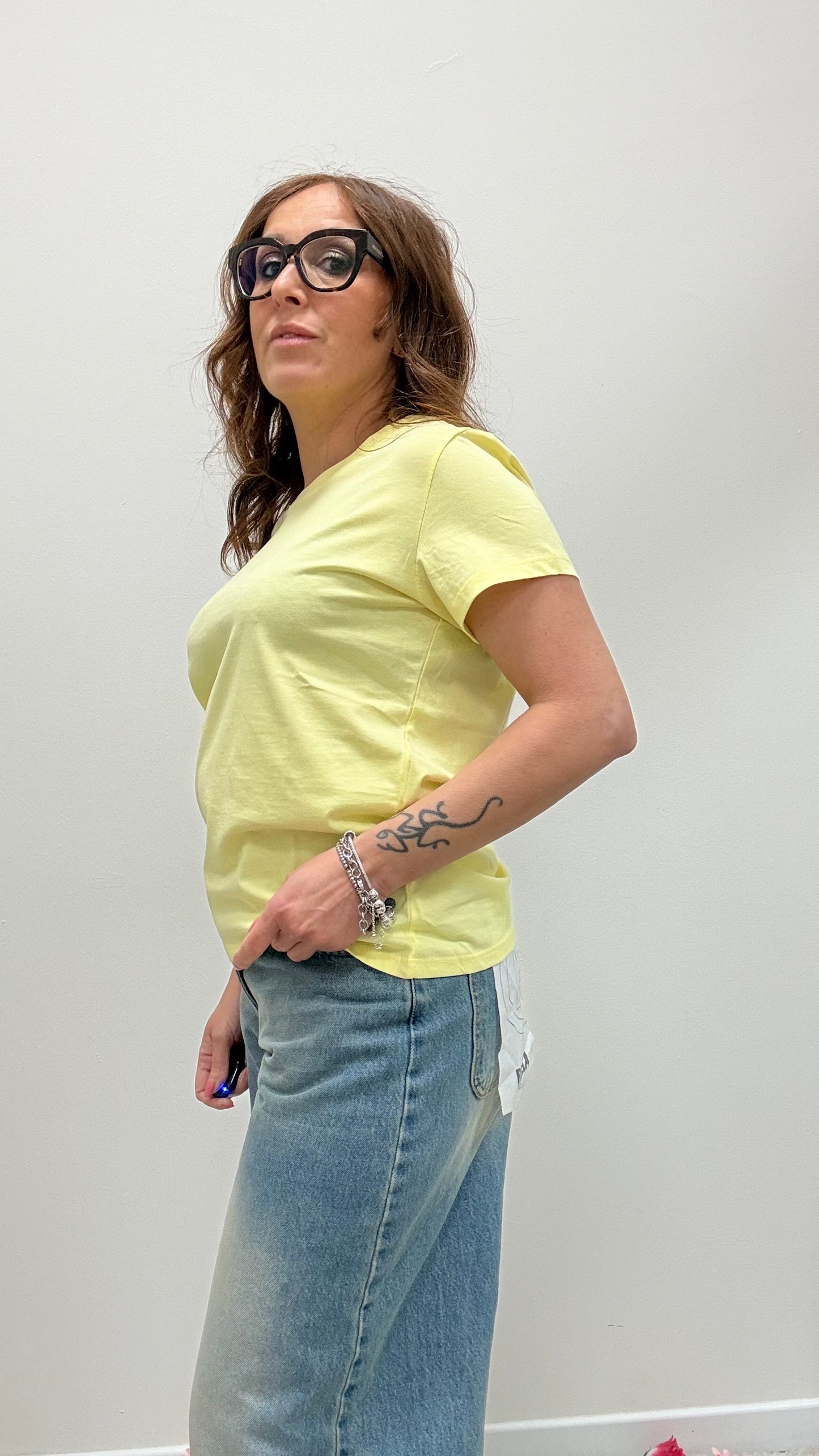 T-shirt regular fit Susy Mix giallo