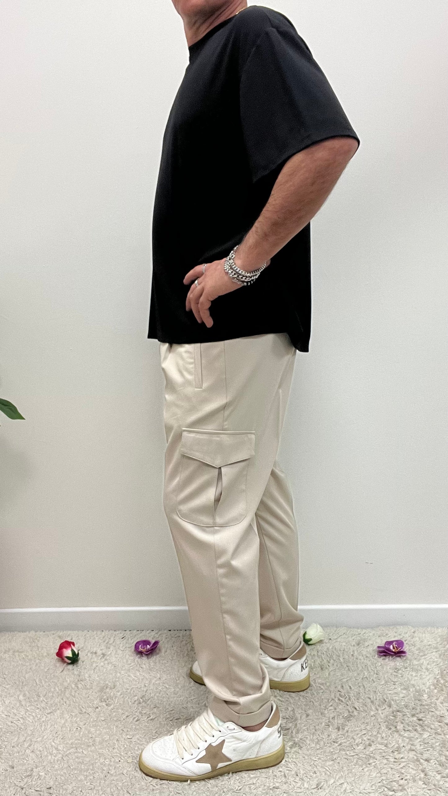 Pantalone Baggy Beige Imperial