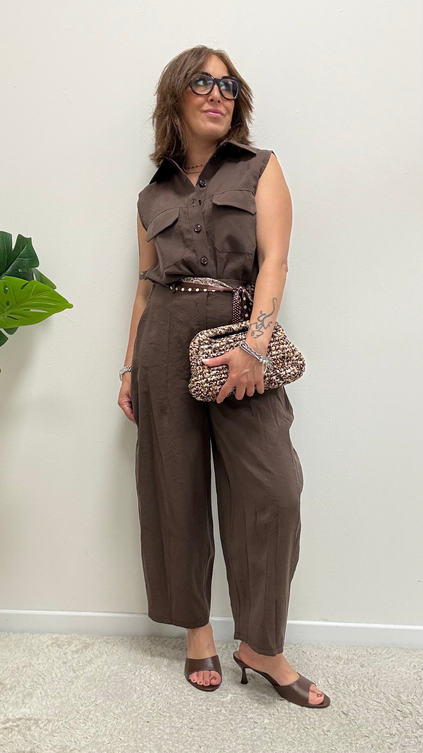 Pantaloni ovetto cupro moro Extasy