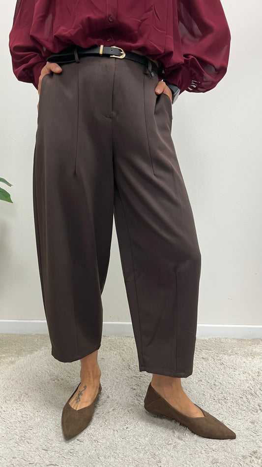 Pantalone baloon con cintura Extasy moro￼
