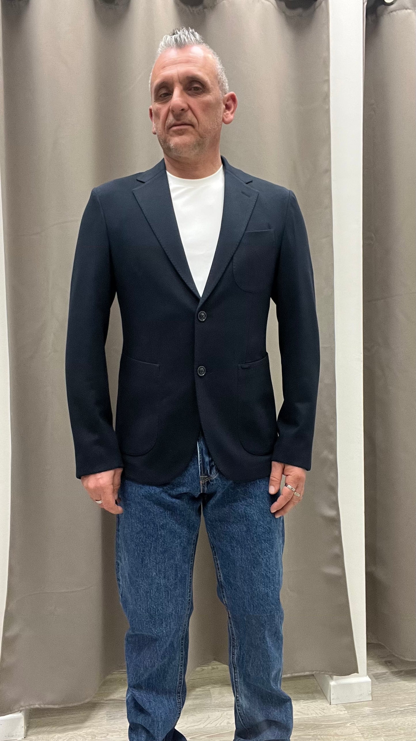 Giacca Punto Milano Blu Navy Gianni Lupo