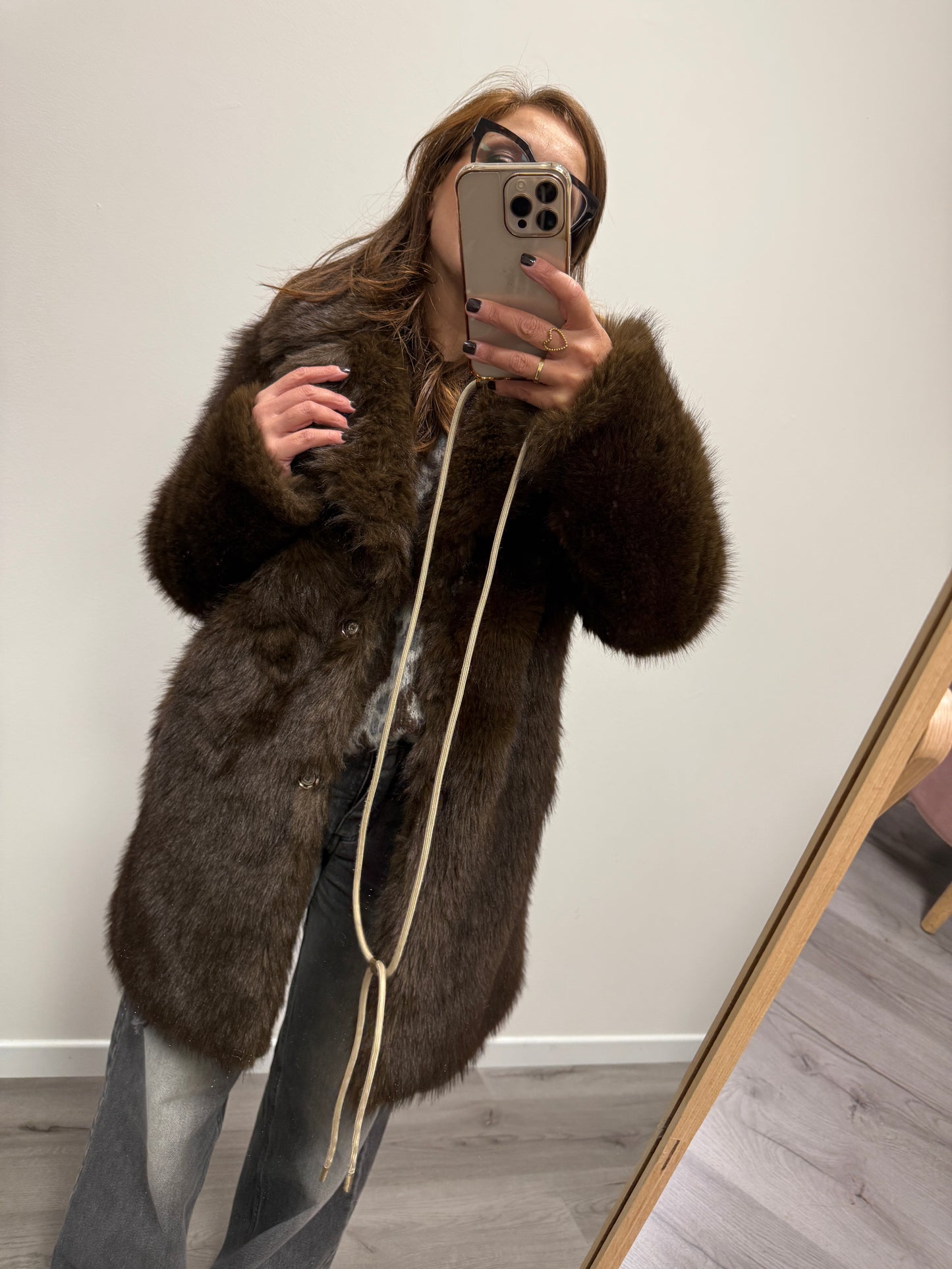 Pelliccia eco moro midi Haveone