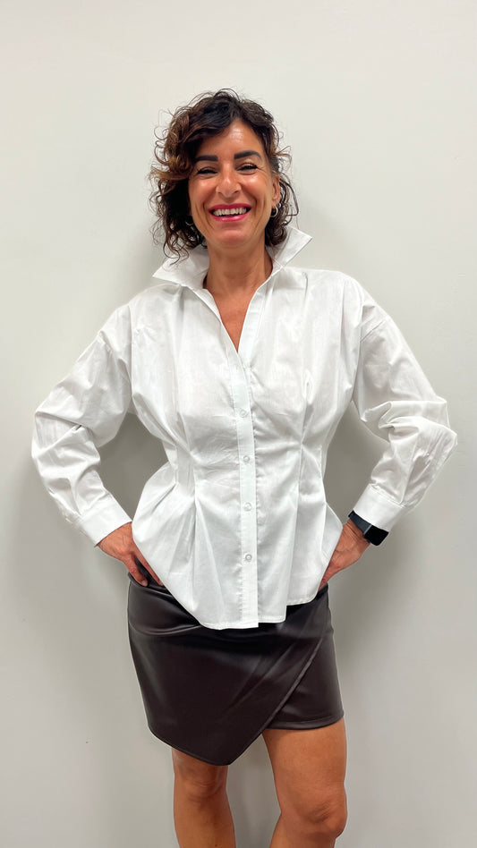 Camicia  Corsetto Bianca Extyn