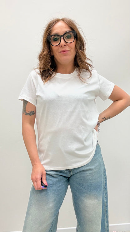 T-shirt regular fit Susy Mix bianco