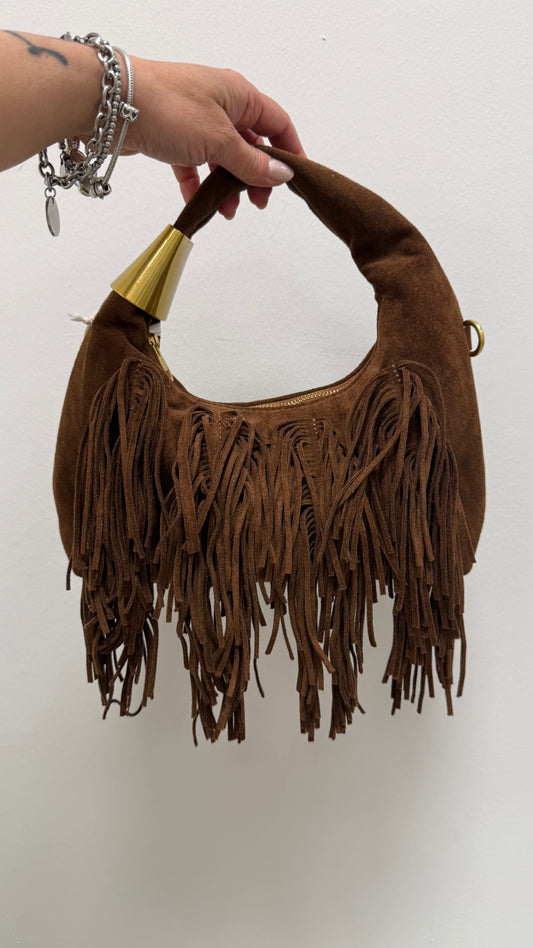 Borsa frange eco dainetto moro Memoire