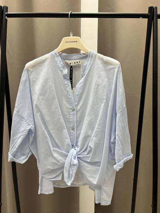 HaveOne Camicia mussola Azzurra
