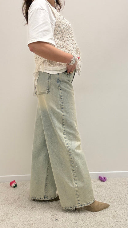 Jeans BELLA strass Haveone