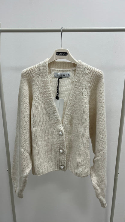 Cardigan Gioiello Burro HaveOne