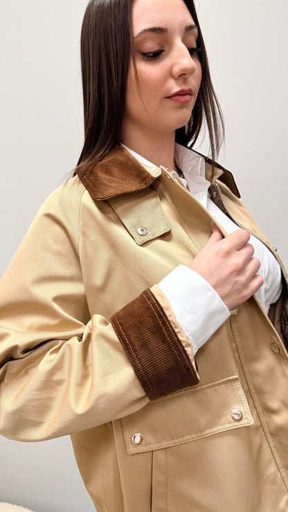 Trench “Barbour” sabbia Haveone