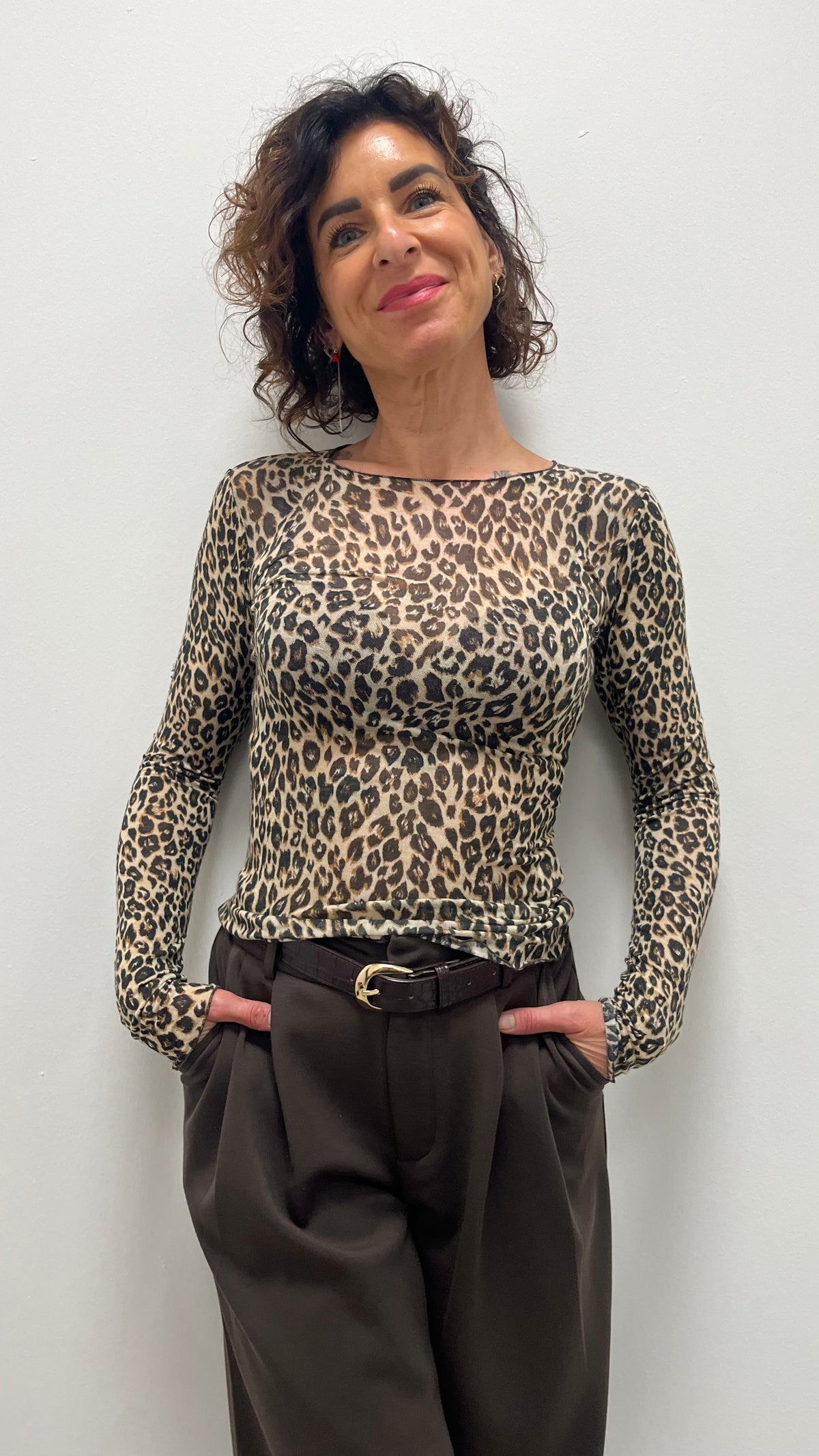 Maglia Motel in Misto Cashmere Maculata