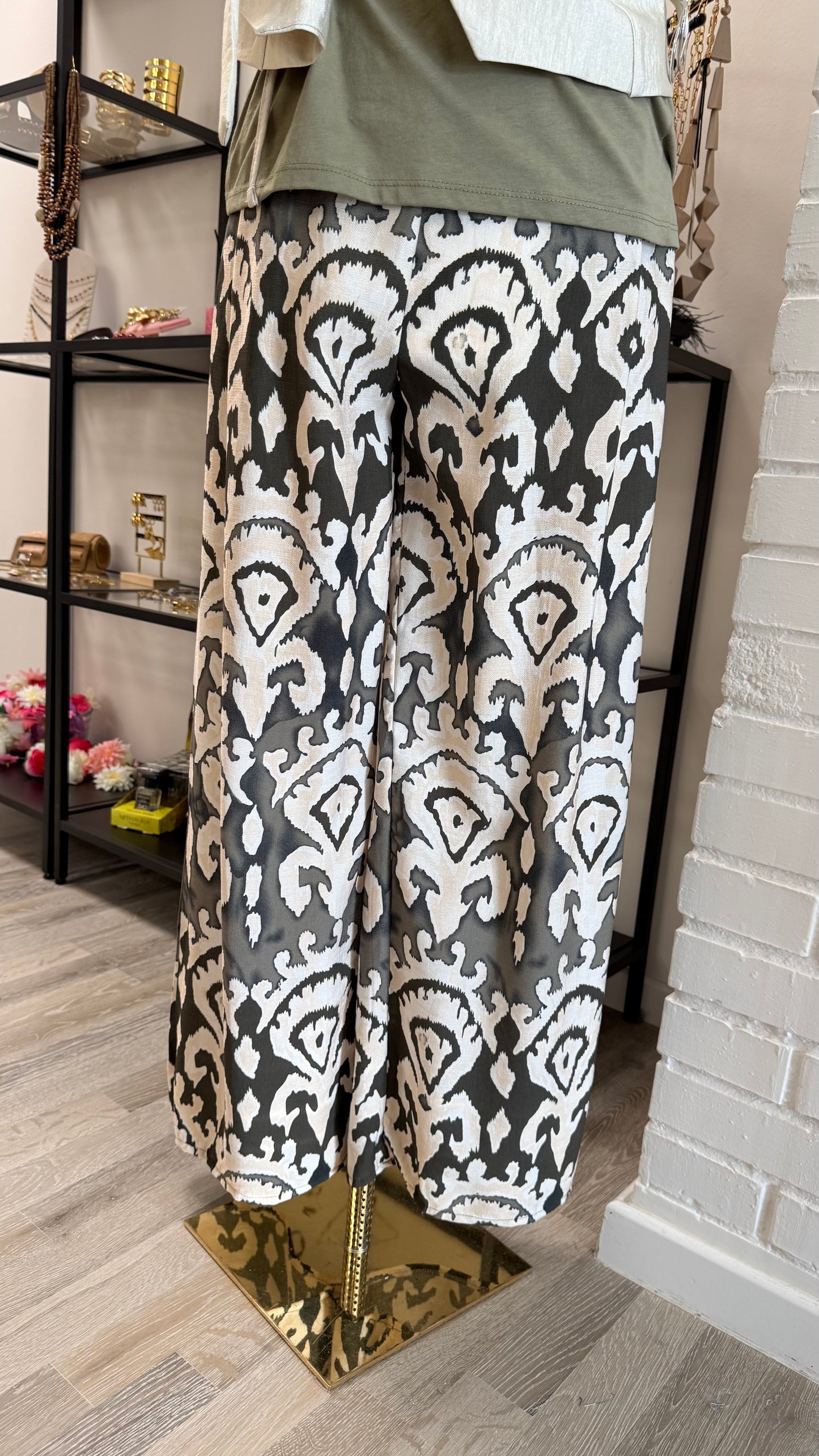 Pantalone Palazzo stampa etnica Extasy
