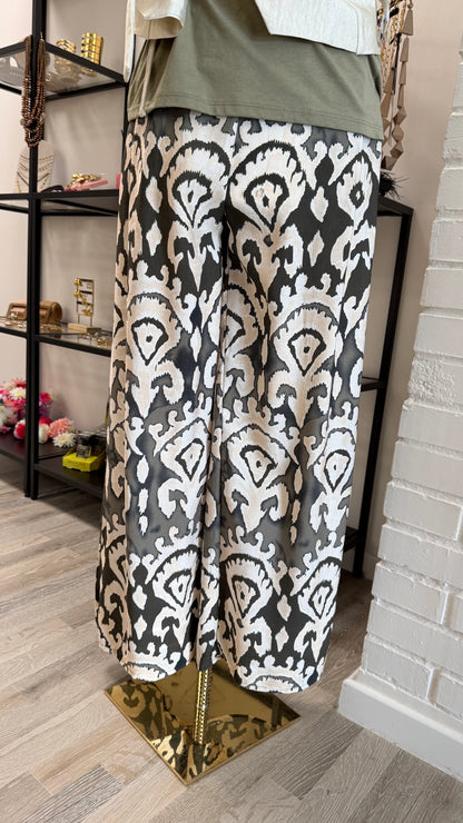 Pantalone Palazzo stampa etnica Extasy