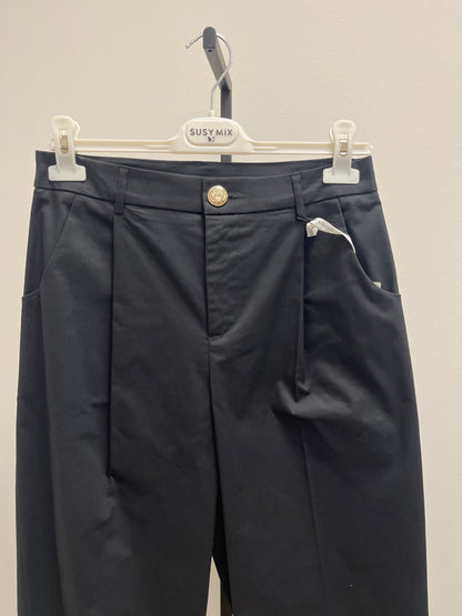 Susy Mix Pantalone Carrot Nero