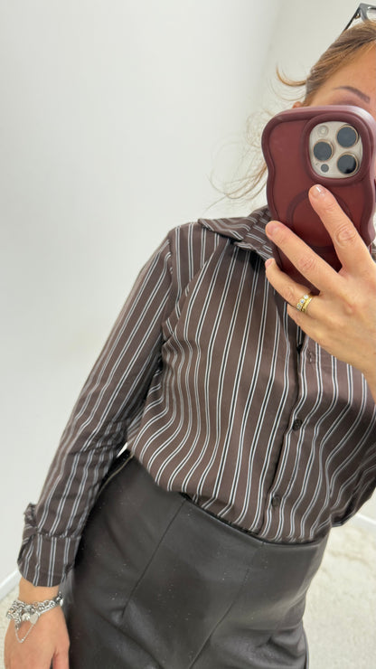 Camicia righe moro Memoire