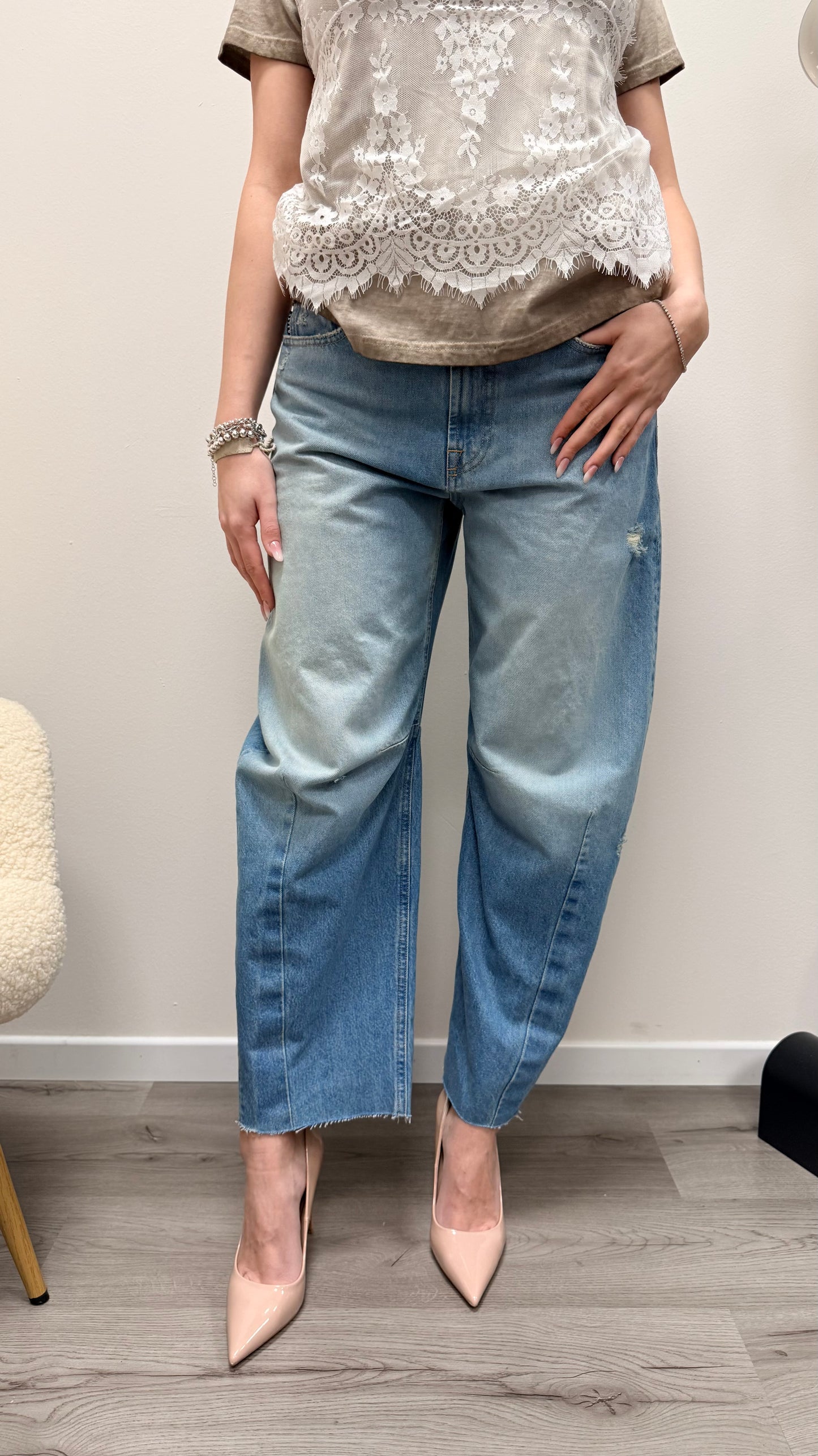Jeans Barbara lavaggio chiaro Haveone