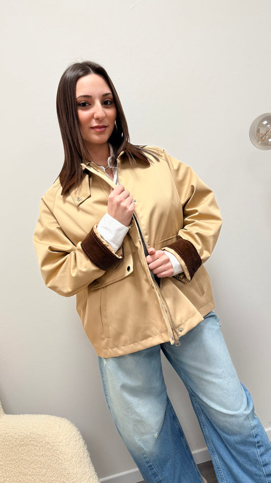 Trench “Barbour” sabbia Haveone