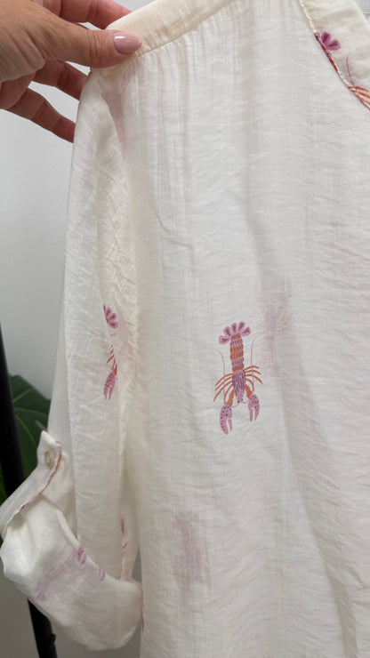 Camicia aragosta rosa HaveOne