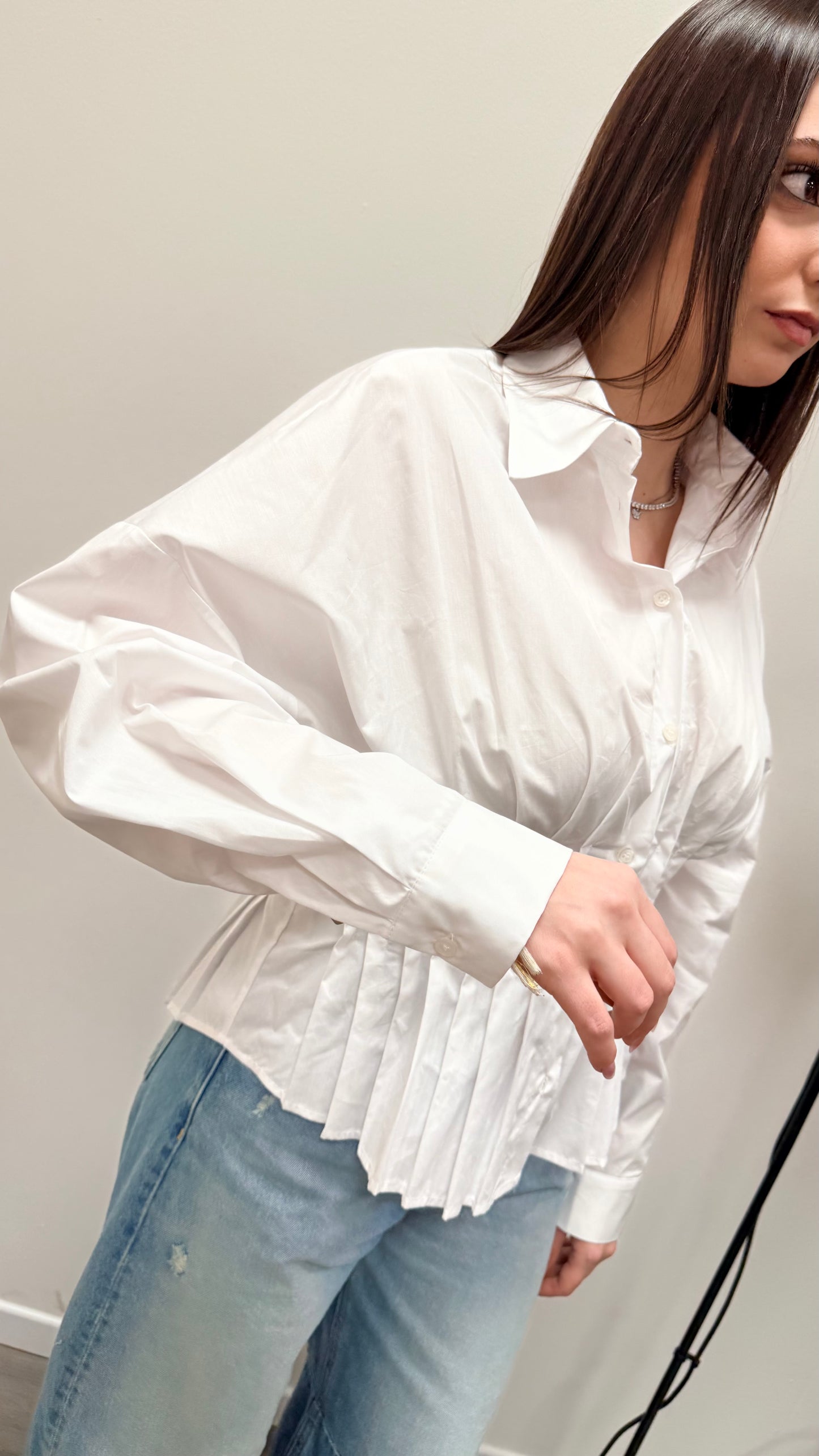 Camicia corsetto bianca Haveone