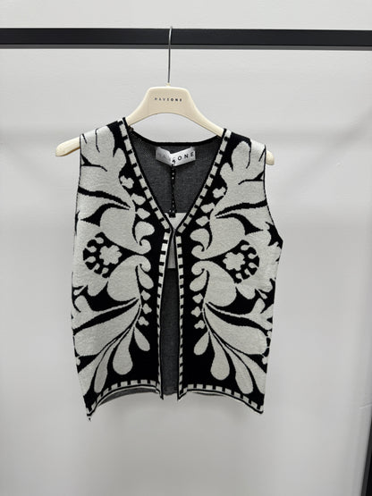 PREORDINE Gilet maglia Gipsy Nero Haveone