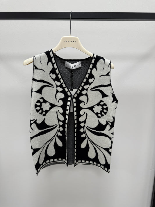 PREORDINE Gilet maglia Gipsy Nero Haveone
