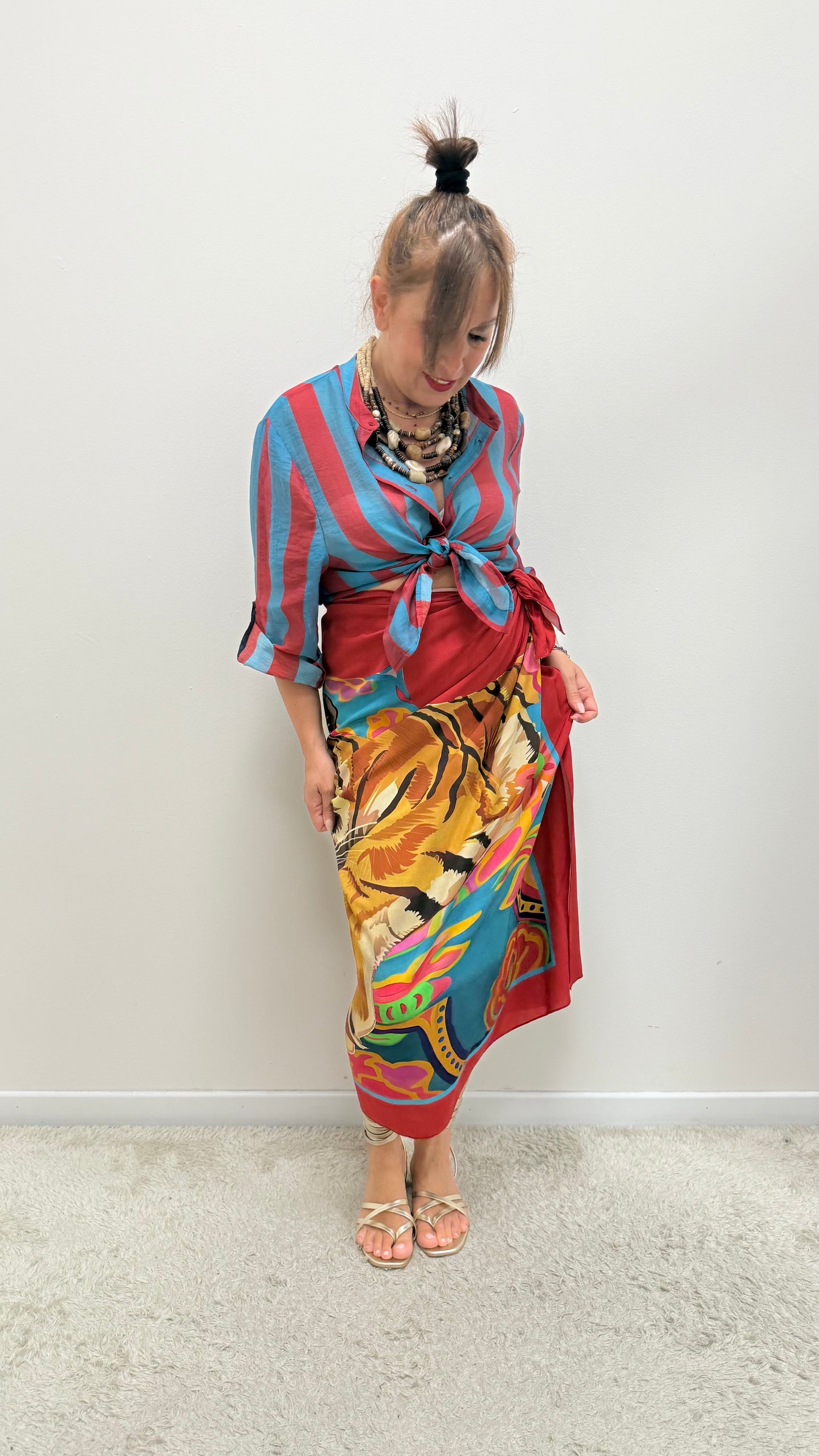 Camicia Riga India e ottanio HaveOne Art.CVS-Q422
