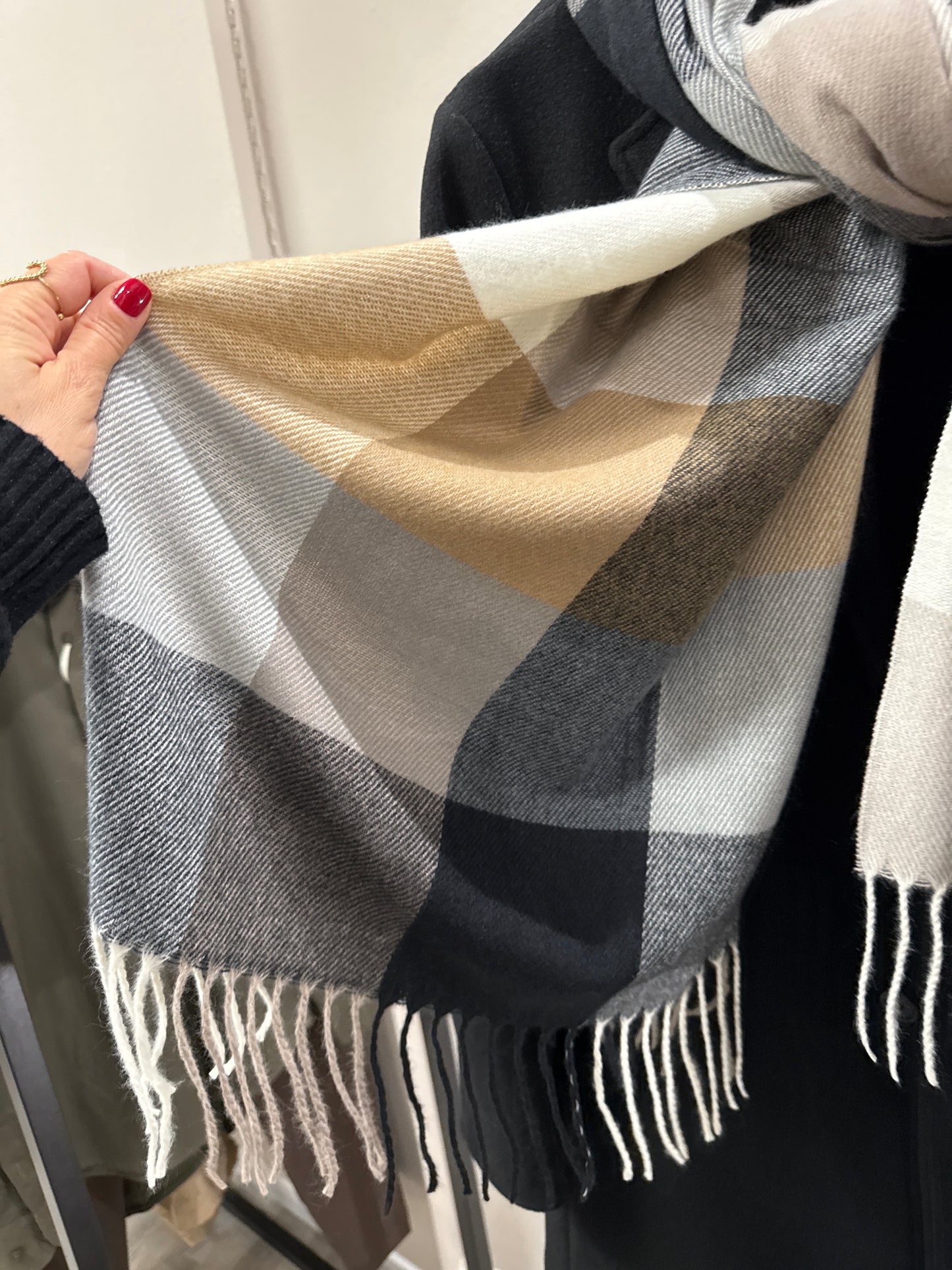 Sciarpa fantasia check  Memoire