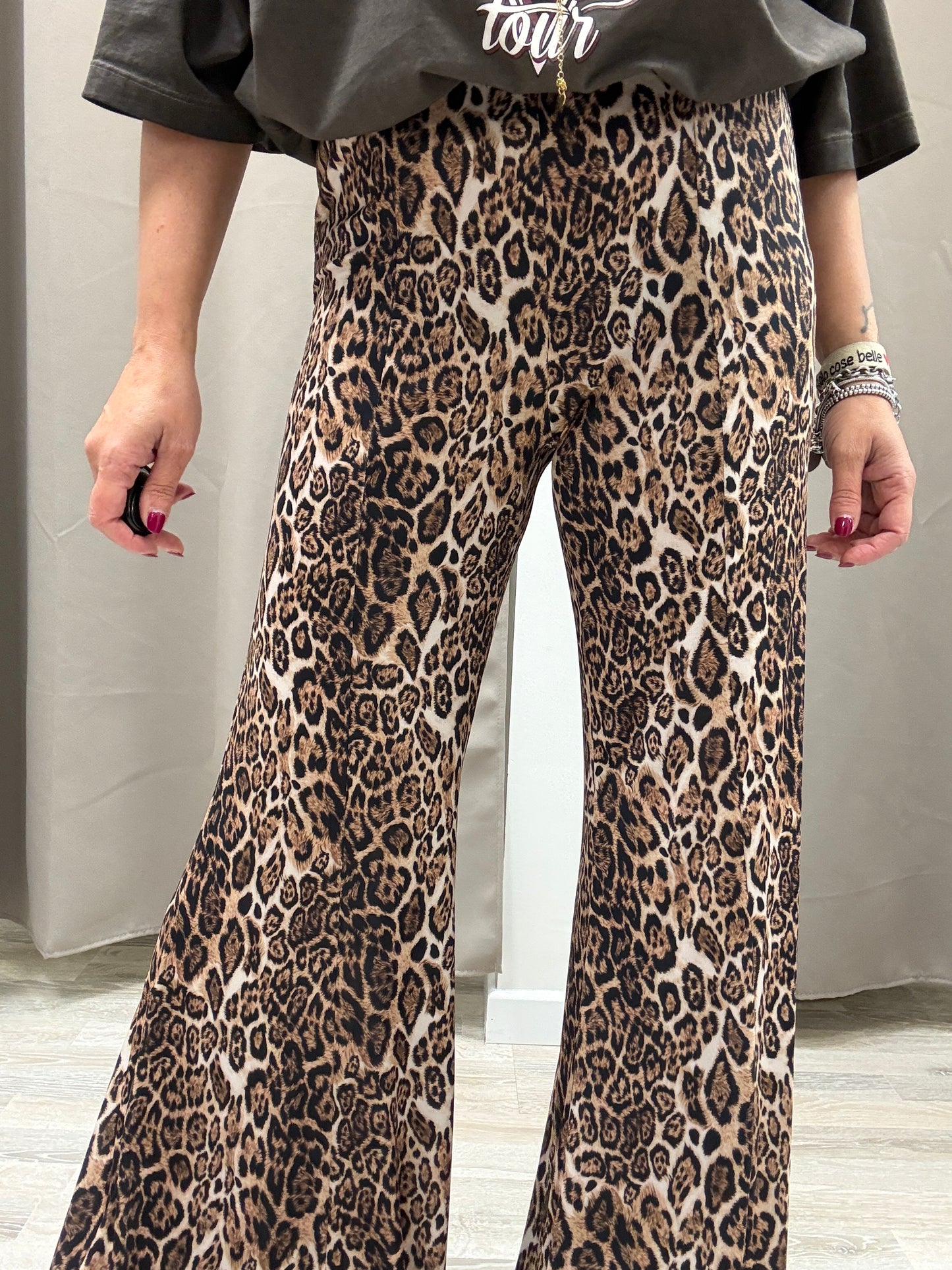 Pantaloni maculati zampa Haveone