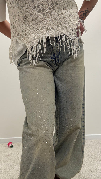 Jeans BELLA strass Haveone
