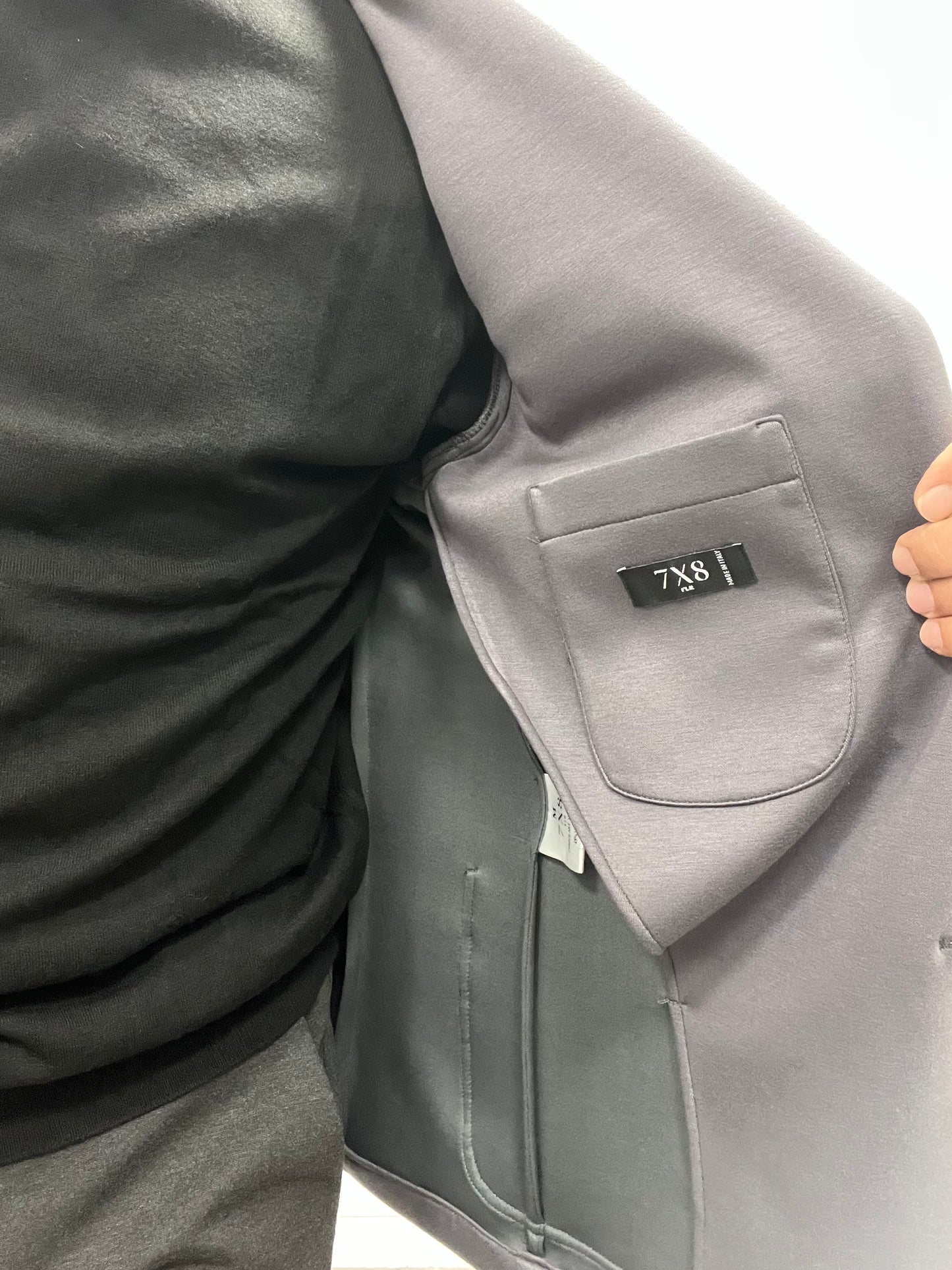 Giacca in Neoprene Grigia 7x8 FLR