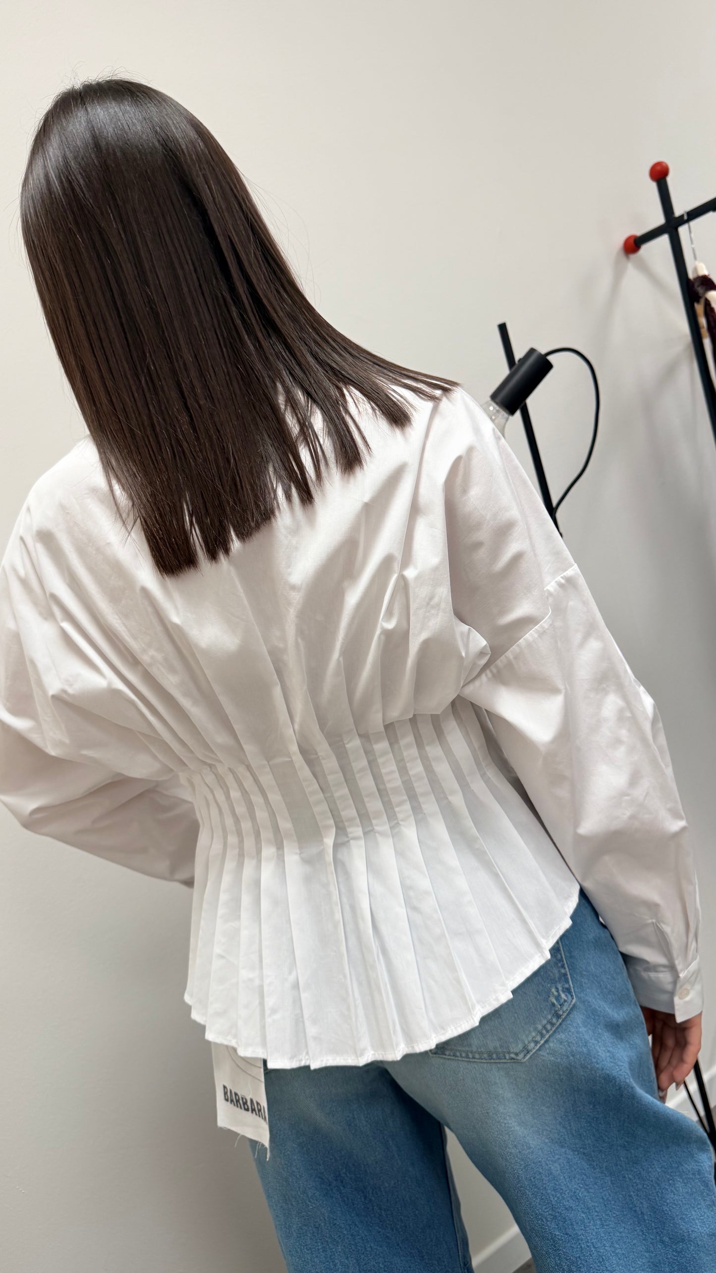 Camicia corsetto bianca Haveone