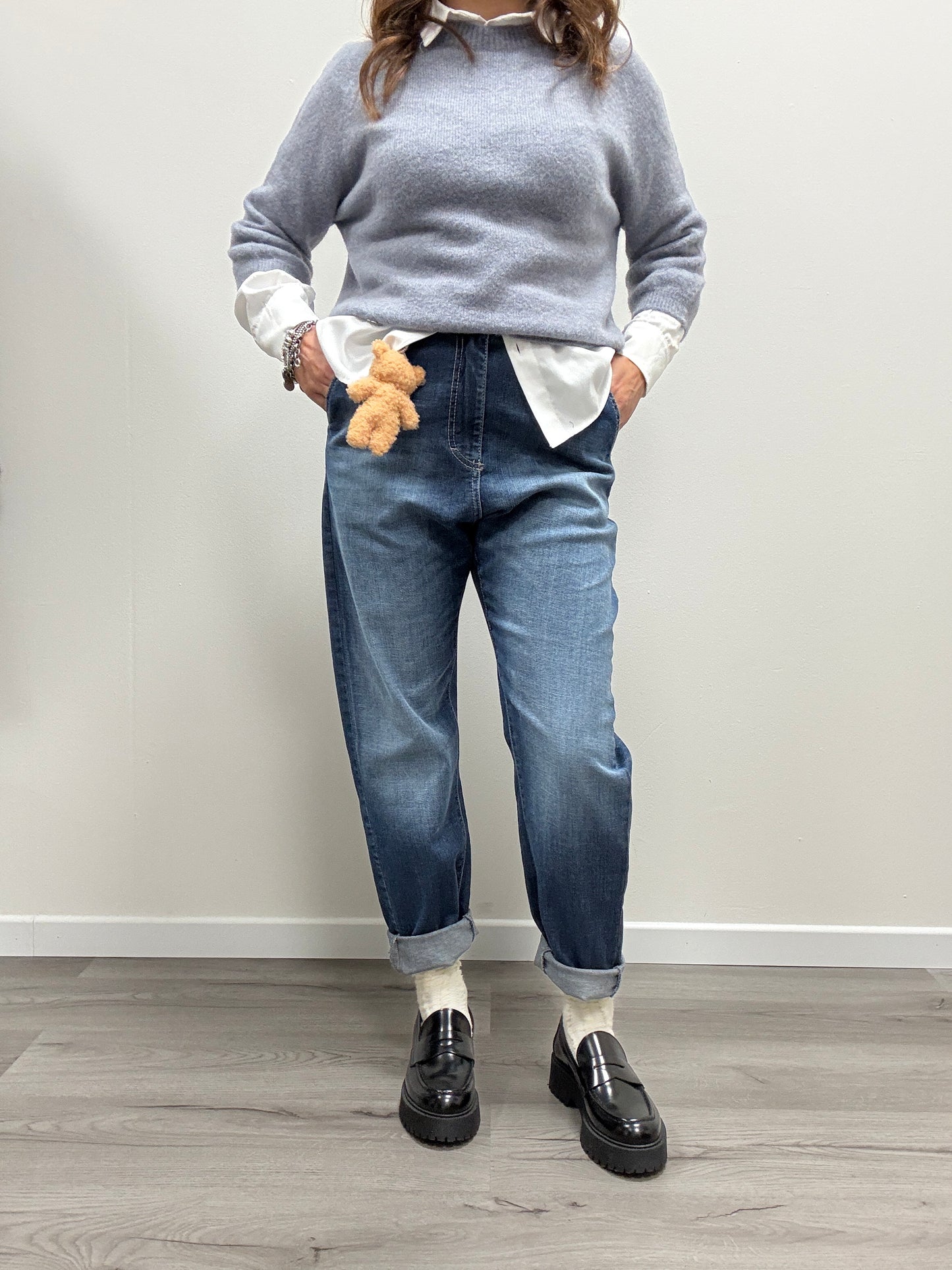 Jeans Carrot pupazzo Please