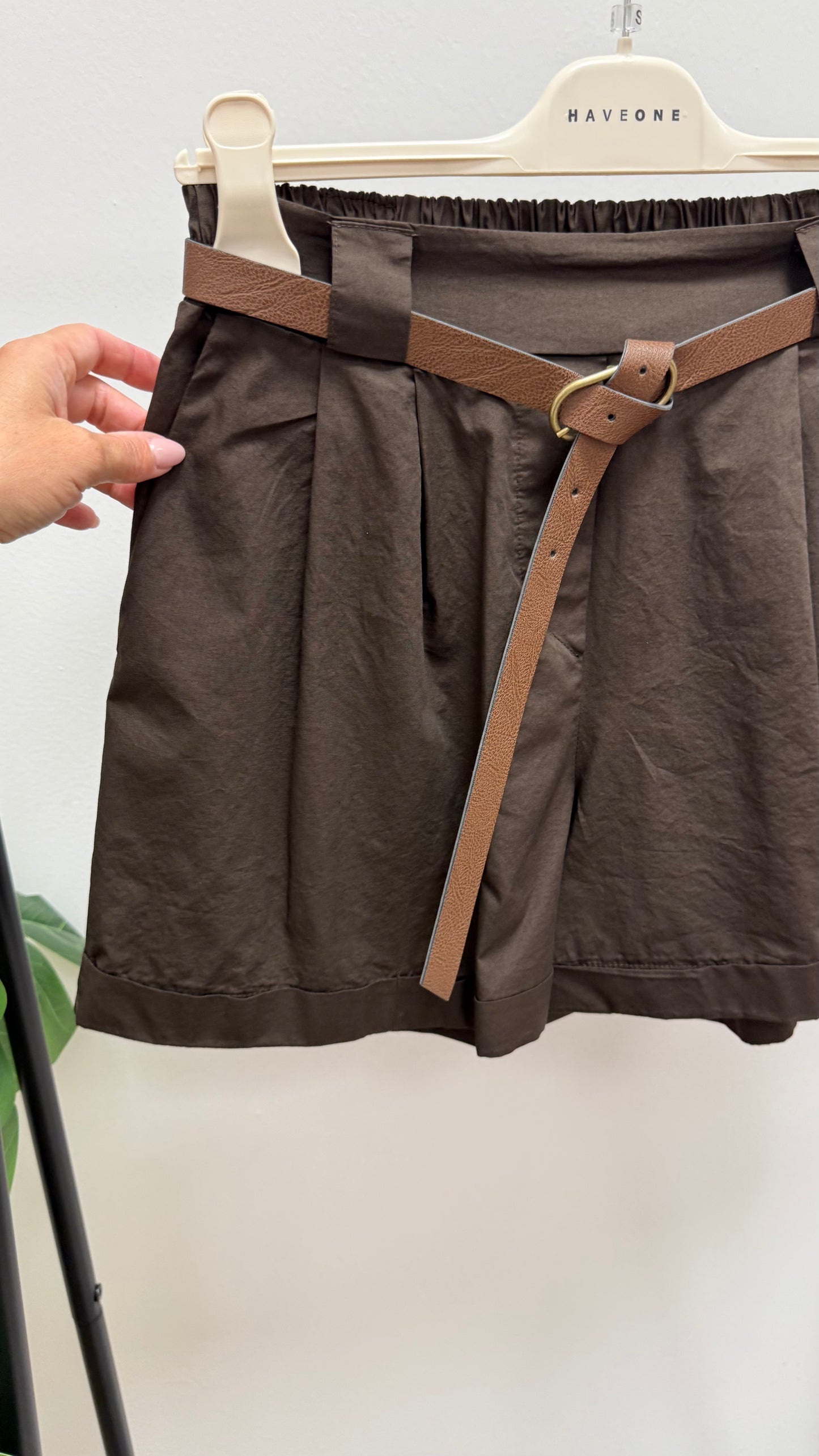 Shorts a Campana con Risvolto Moro HaveOne