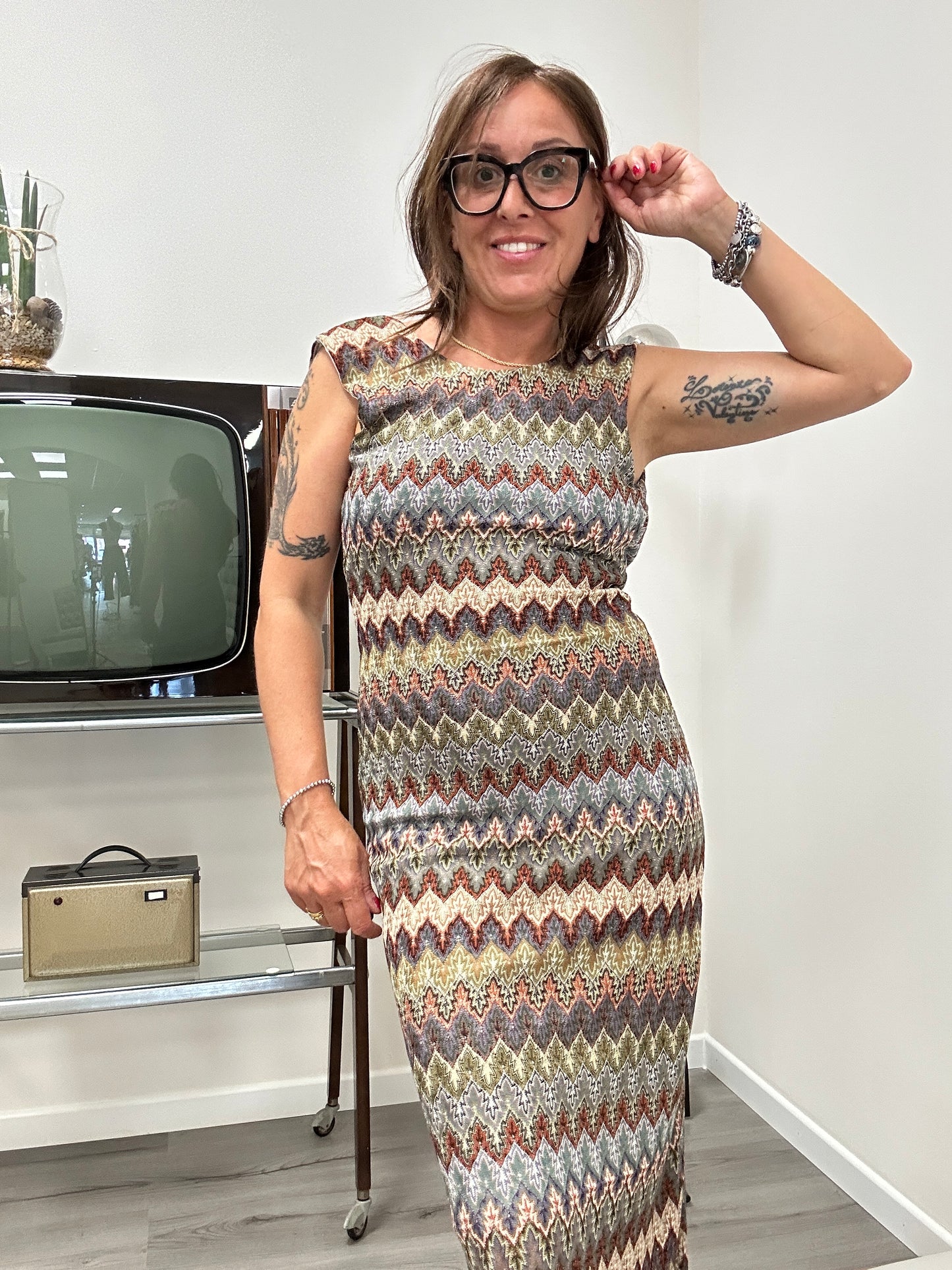 Abito Missoni Susy Mix verde