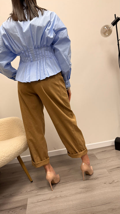 Pantaloni stellina ovetto Susy Mix cammello