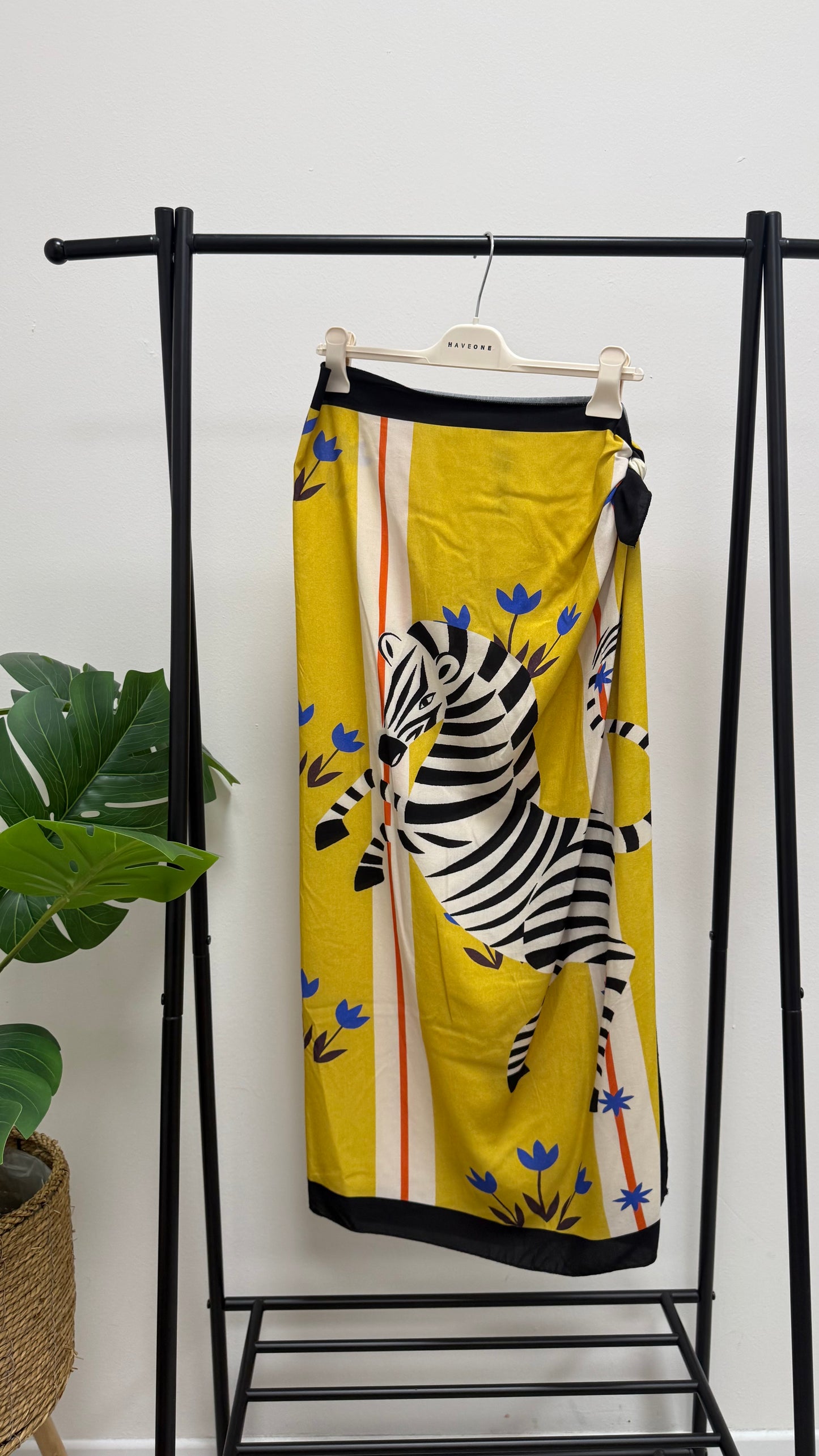 Gonna pareo zebra gialla HaveOne