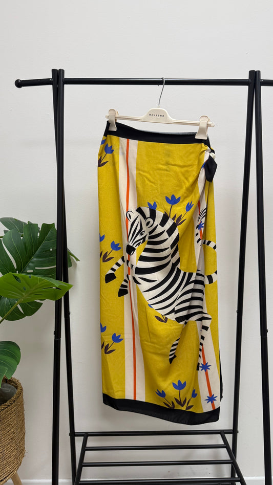 Gonna pareo zebra gialla HaveOne