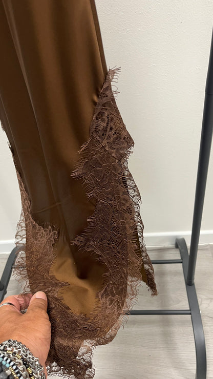 Longuette con Pizzo Asimmetrica Moro HaveOne Art.GMA-R040