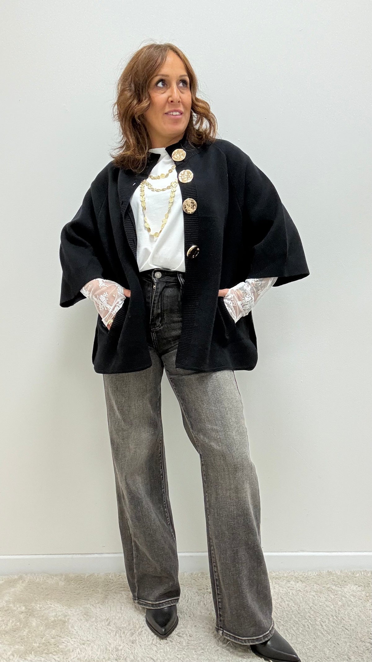 Cardigan cappottino corto Extasy