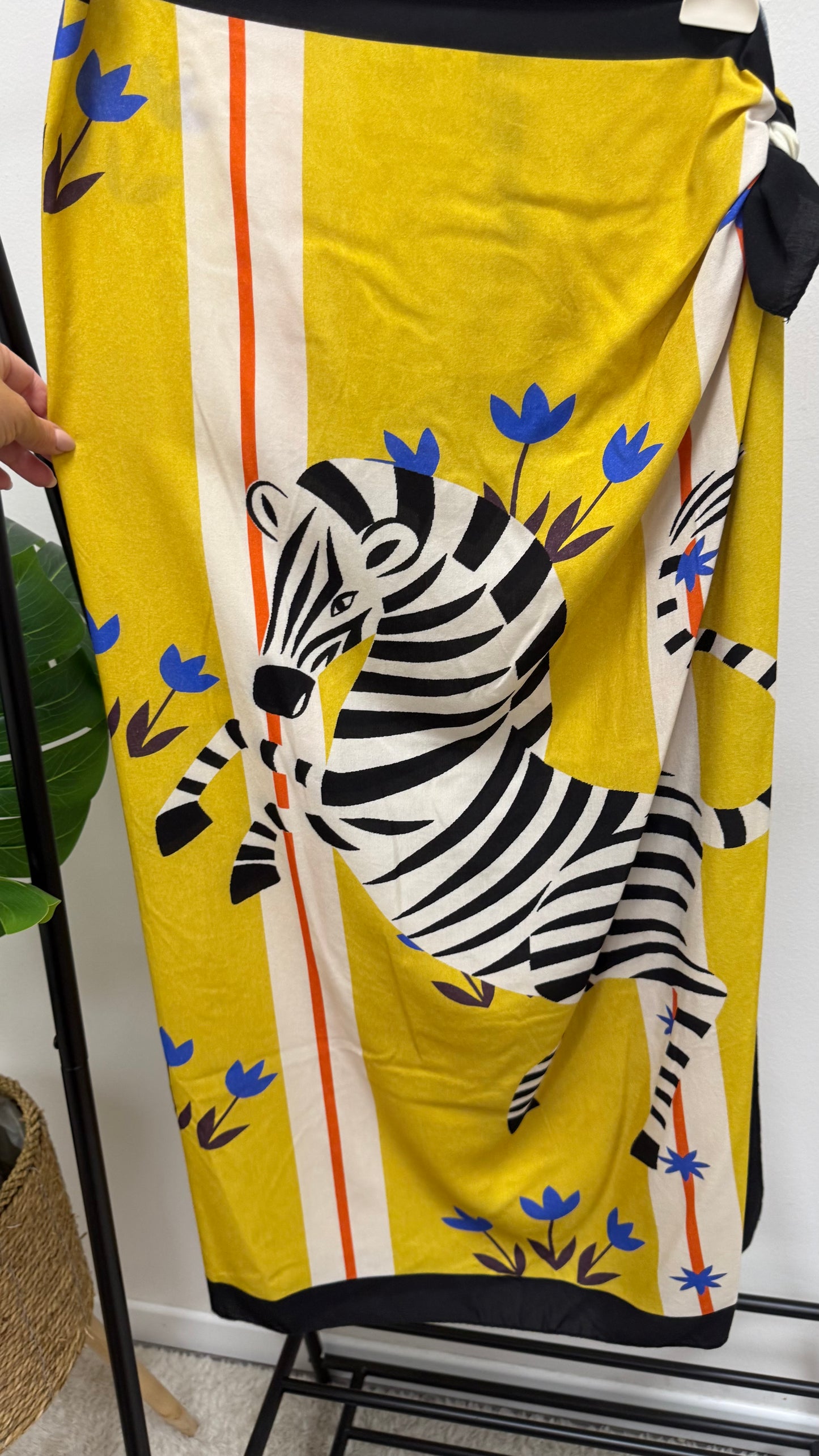 Gonna pareo zebra gialla HaveOne
