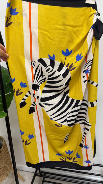Gonna pareo zebra gialla HaveOne