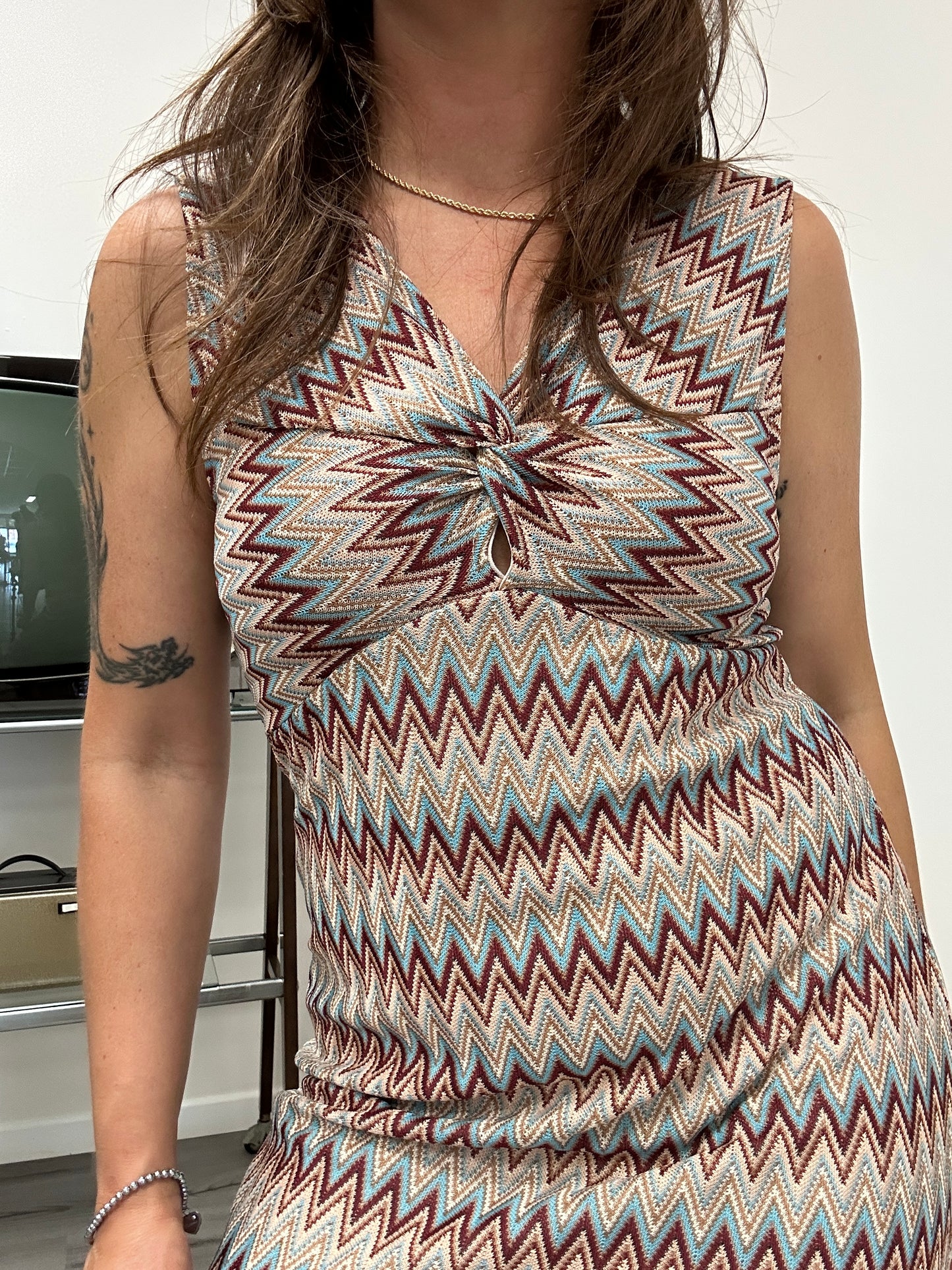 Abito Missoni incrocio Susy Mix rosso