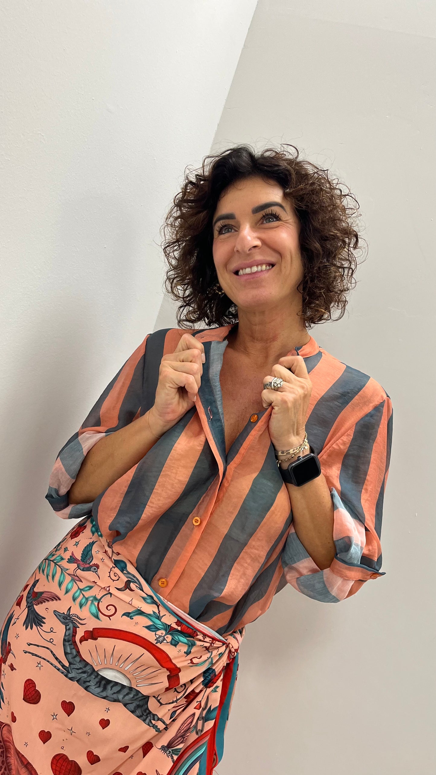 Camicia Riga Ottanio e Rosa HaveOne Art.CSV-Q422