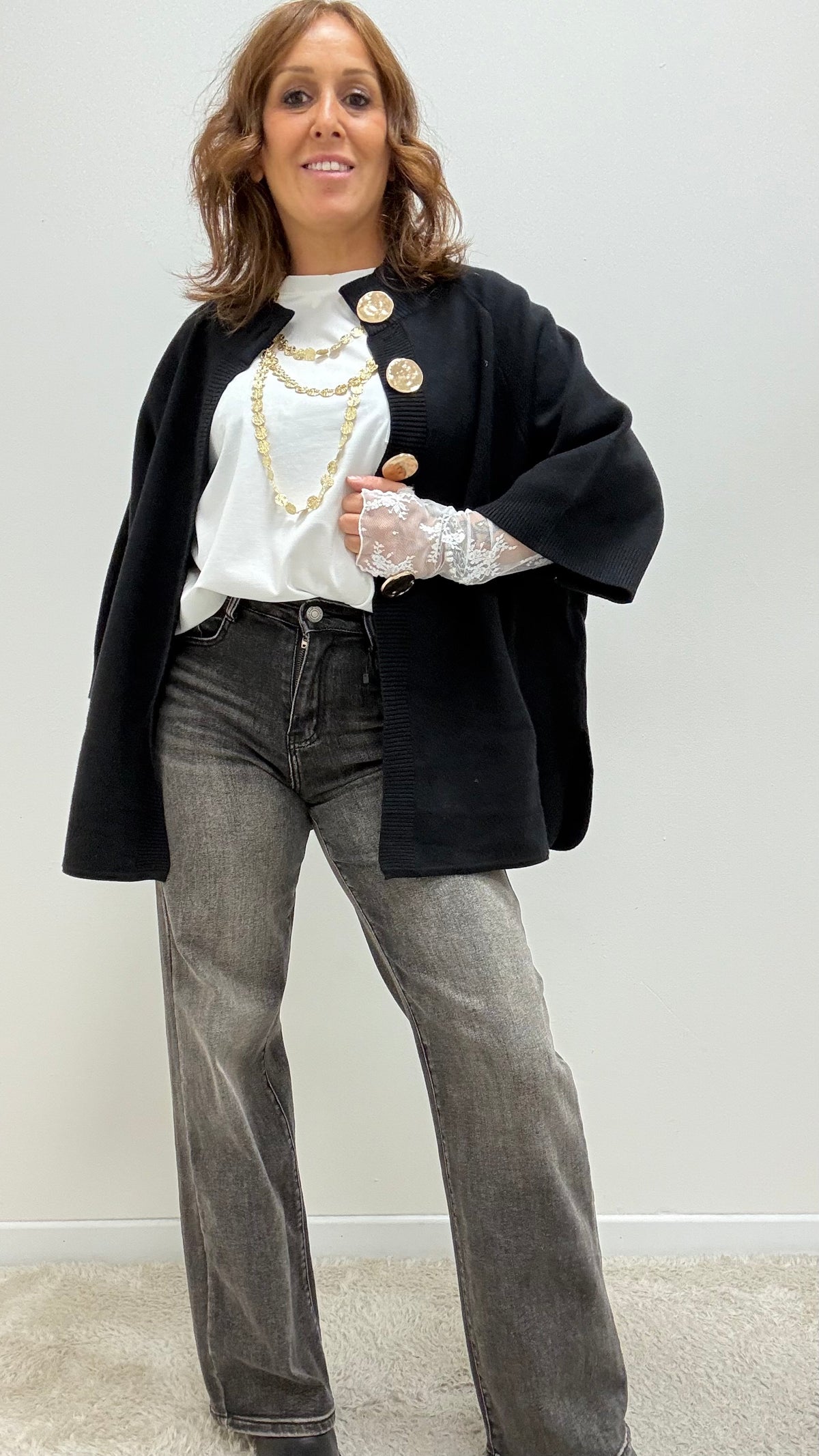 Cardigan cappottino corto Extasy