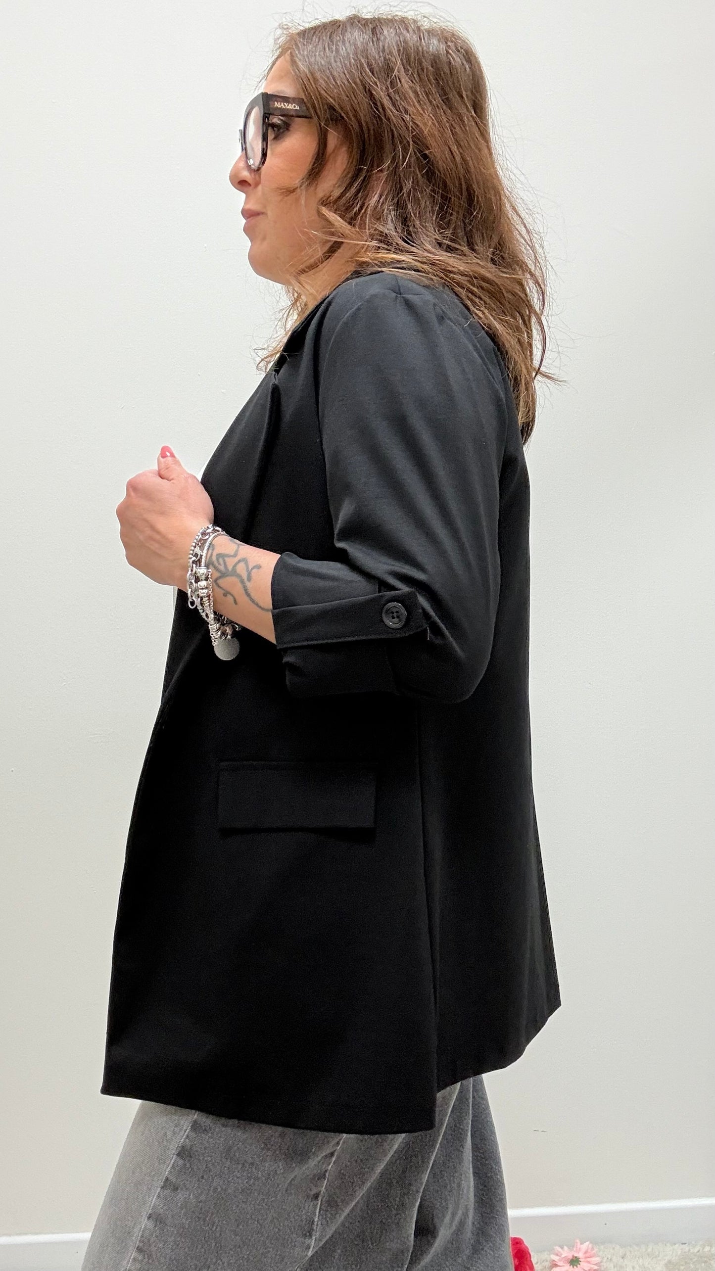 Giacca punto Milano sfiancata Extasy