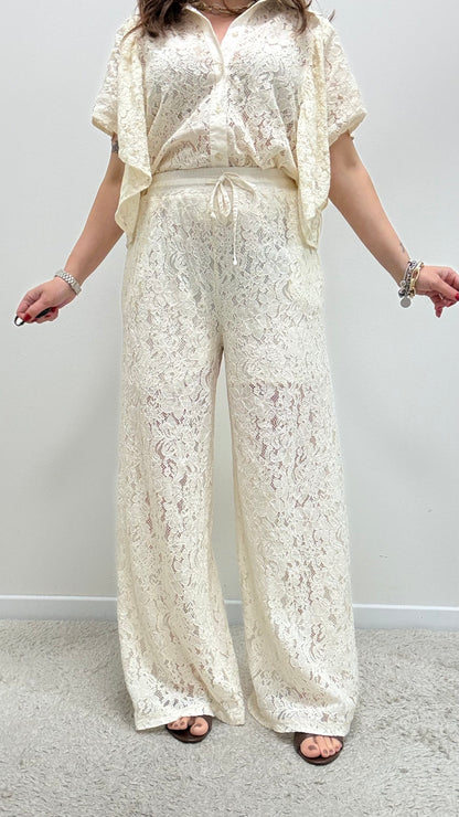 Pantalone Pizzo burro Susy Mix