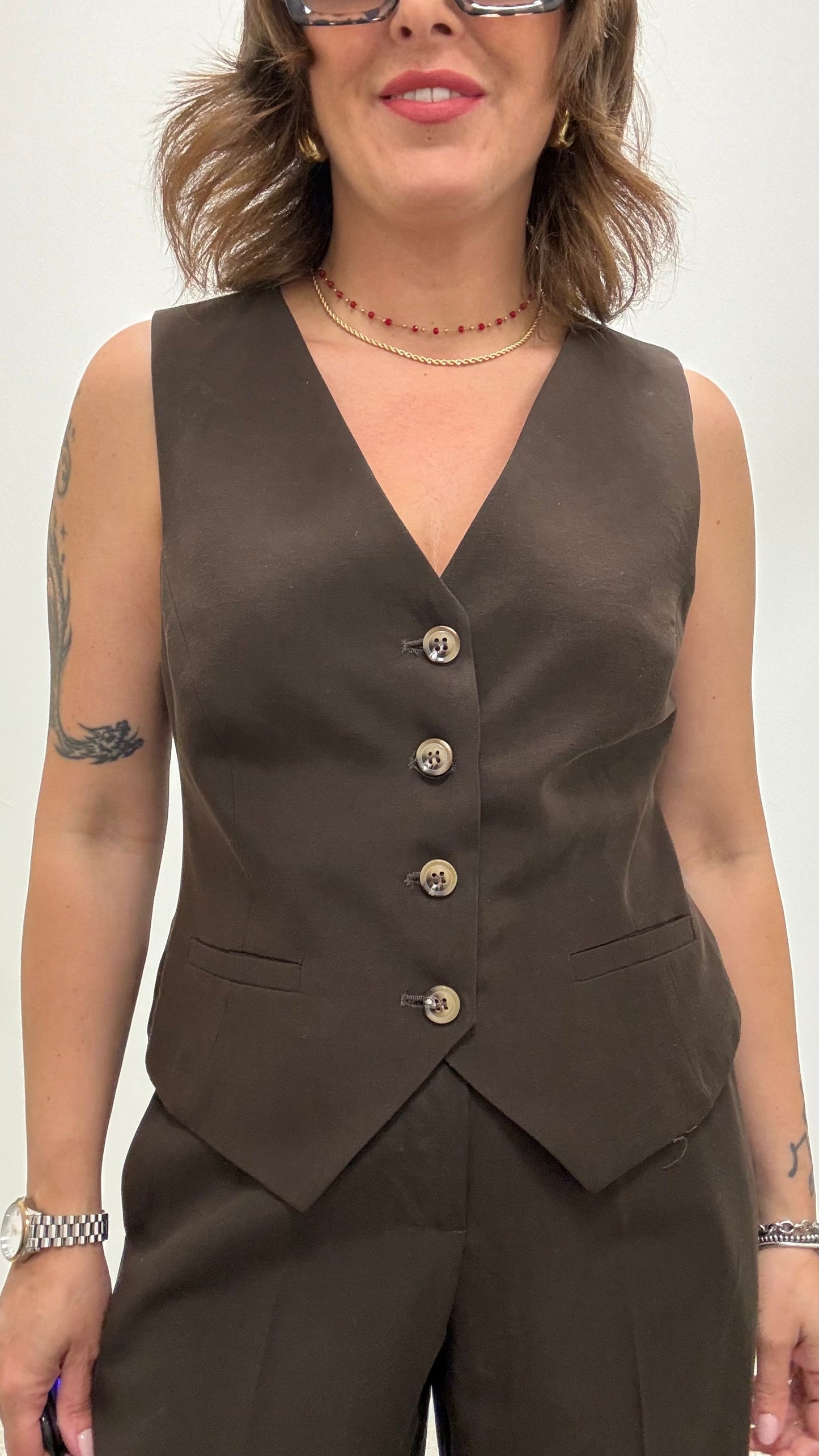 Completo Gilet e Pantalone Moro Motel