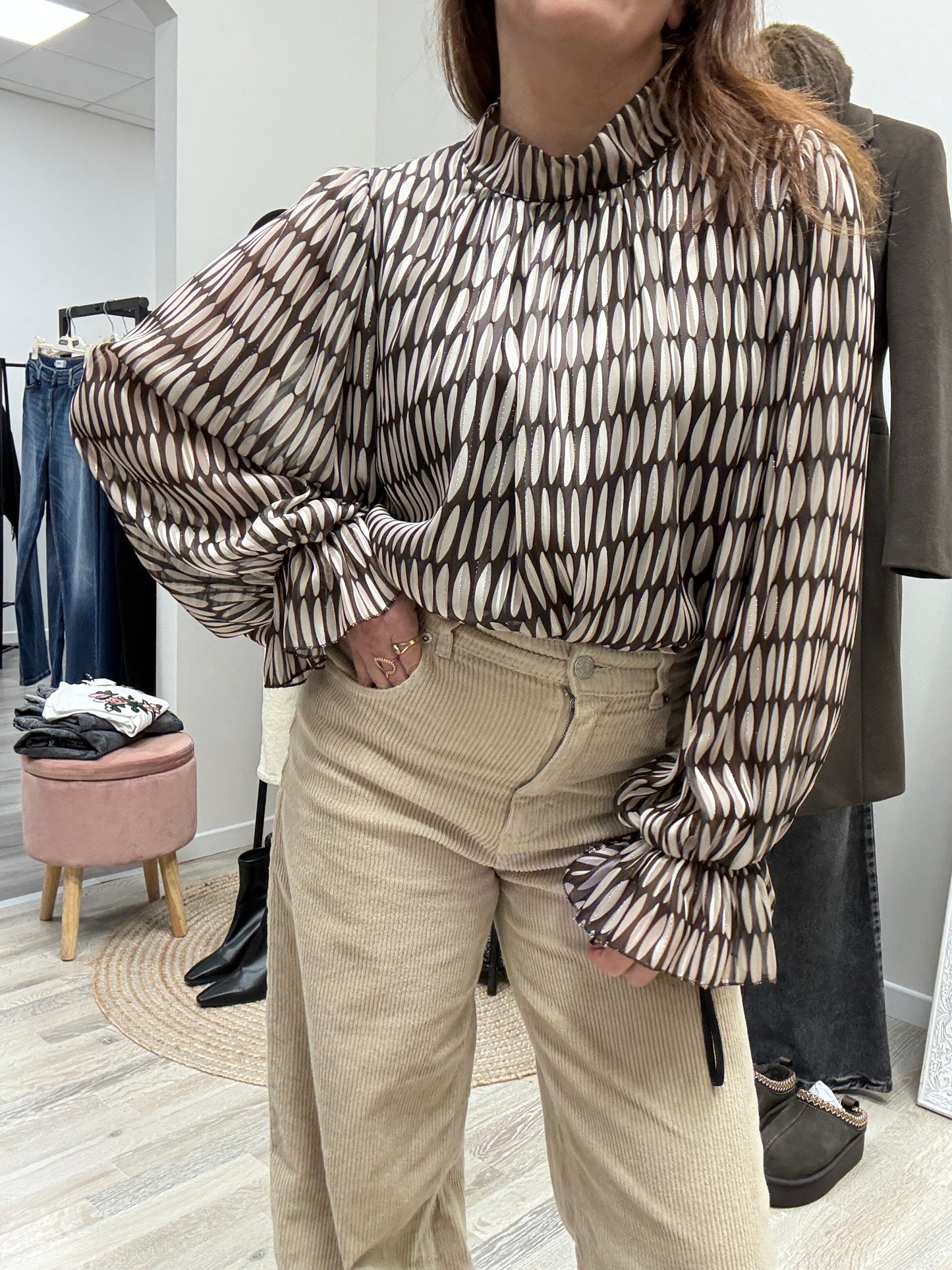 Camicia blusa fantasia Memoire