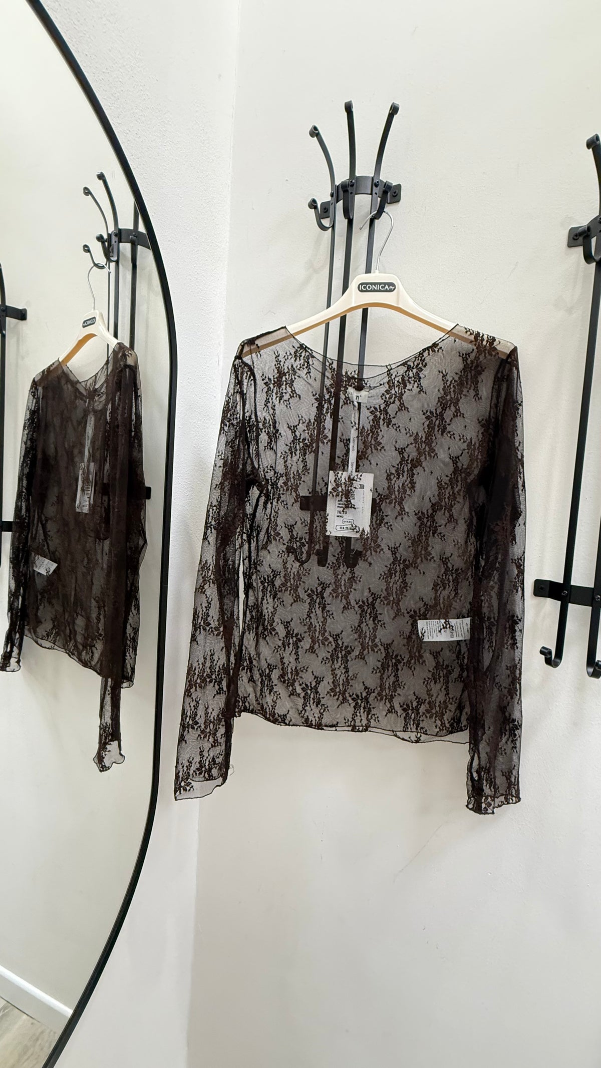 Maglia pizzo con guantino Susy Mix Moro