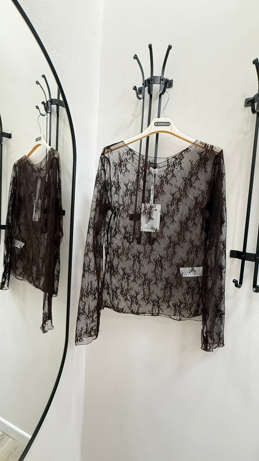 Maglia pizzo con guantino Susy Mix Moro